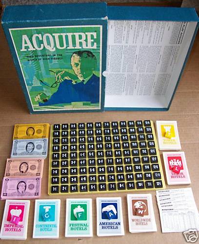1968/1971 Yellow Board Edition of ACQUIRE