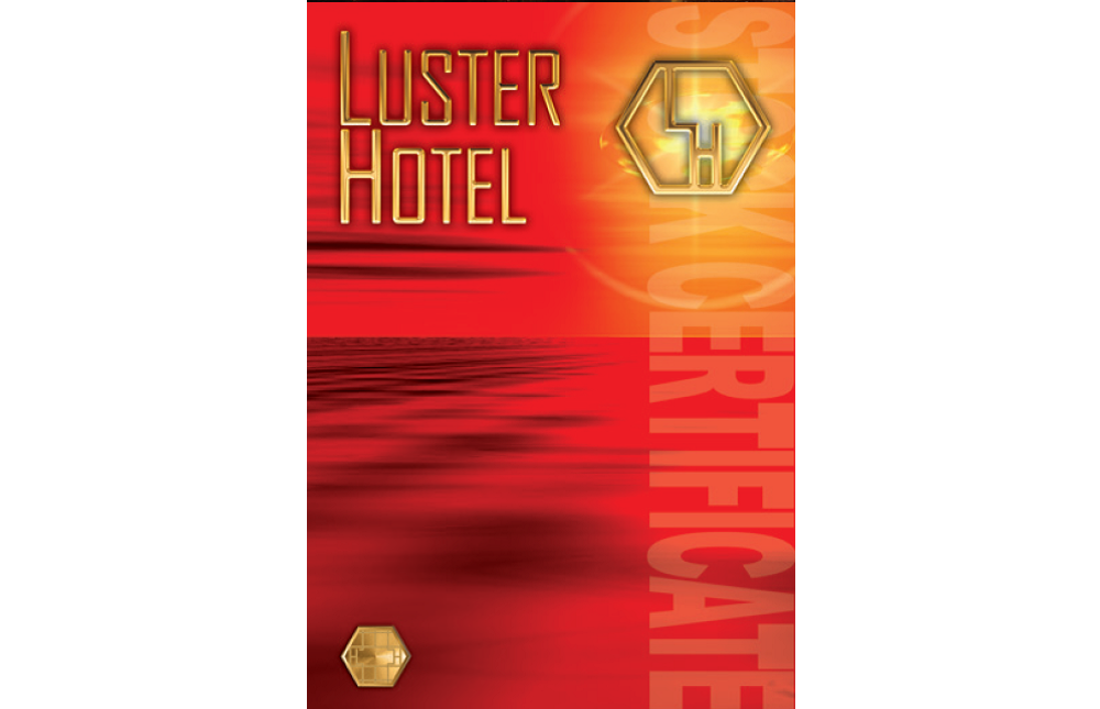 Luster Hotel Stock Certificate