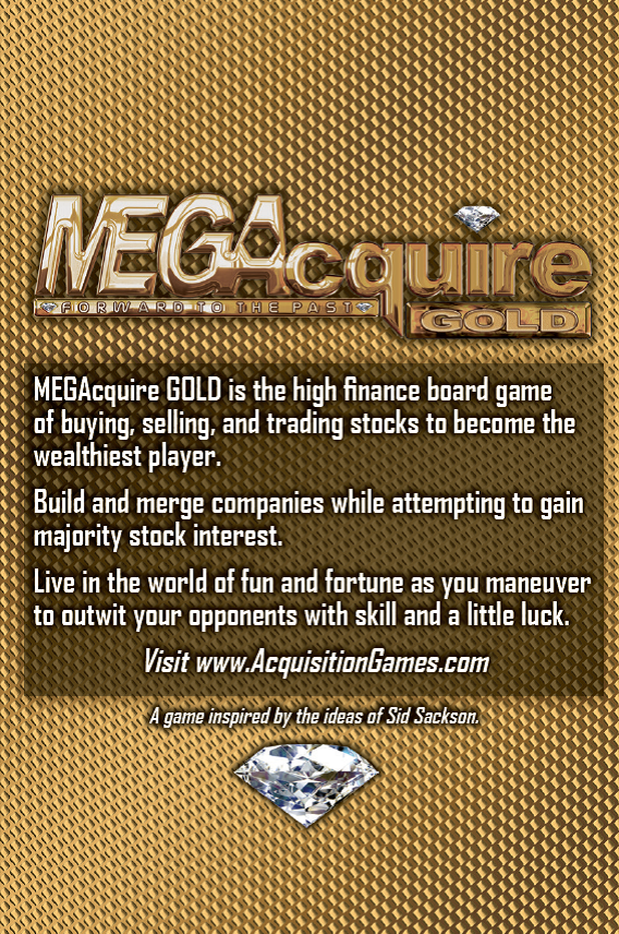 MEGAcquire GOLD Rules Booklet Cover