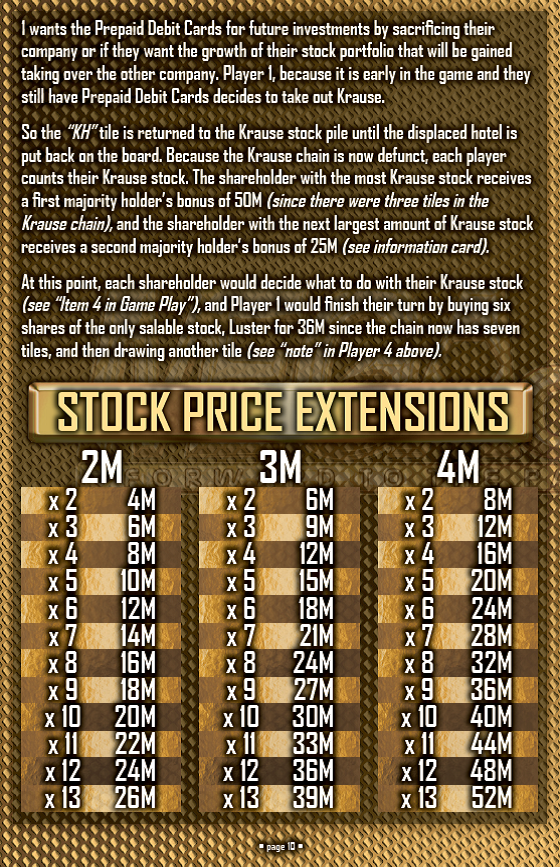 MEGAcquire GOLD Rules Booklet Page 10