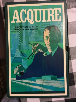 1963 ACQUIRE Game Box