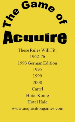 Lloyd's Rules of ACQUIRE - Back Cover