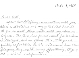 Sid Sackson letter to 3M dated June 3, 1964 - Page 1