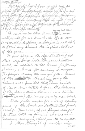 Sid Sackson letter to 3M dated June 3, 1964 - Page 2