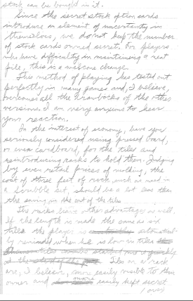 Sid Sackson letter to 3M dated June 3, 1964 - Page 4